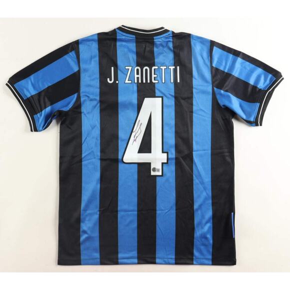 Javier Zanetti Signed Inter Milan Jersey (Beckett) Inter Milan(XL) - Picture 3 of 3